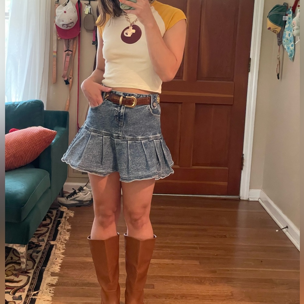 Y2K Denim Skirt